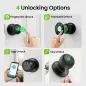 GHome 4-in-1 Smart Fingerprint Door Lock with Keypad, App Control, Auto Lock for Home & Office