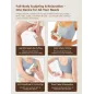 Yuonry Appareil de Massage Drainage Lymphatique Anti-Cellulite avec Microcourant, Chaleur, Lumière, Vibration - Blanc