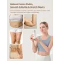 Yuonry Appareil de Massage Drainage Lymphatique Anti-Cellulite avec Microcourant, Chaleur, Lumière, Vibration - Blanc
