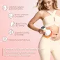 Lymphatic Drainage Massager & Anti-Cellulite Body Sculpting Machine with Microcurrent, Heat, Light & Vibration