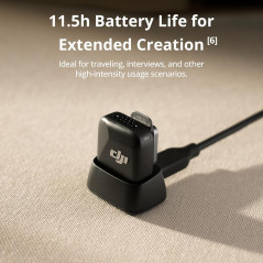 DJI Mic Mini Sans Fil - Micro Cravate 300m, iPhone & Android