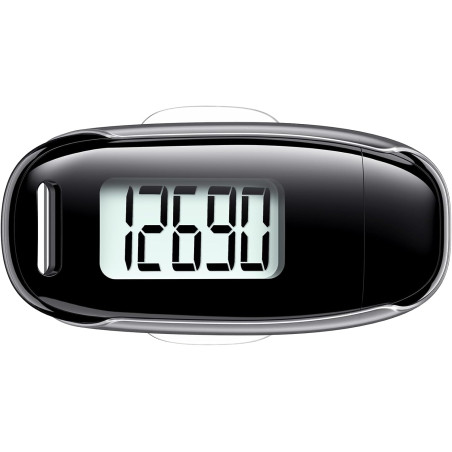 3D USB Rechargeable Pedometer Step Counter with Clip, Strap & Backlight for Men, Women & Seniors