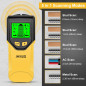5-in-1 Stud Finder Wall Scanner with HD LCD, Microprocessor Chip - Detects Wood, Metal, AC Wires, Joists, Pipes 5-in-1 Stud Finder Wall Scanner with HD LCD, Microprocessor Chip - Detects Wood, Metal, AC Wires, Joists, Pipes