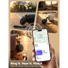 Air Tracker Smart Tags Bluetooth IP65 Étanche pour Objets