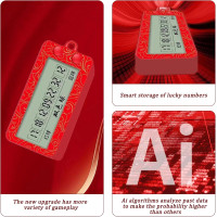 Portable Lottery Ball Machine with Algorithm Probability Software and Double Number Picker for Entertainment
