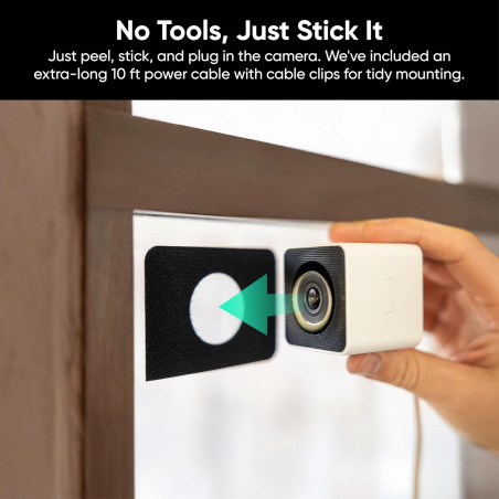 Wyze Window Camera - Sécurité HD Intérieure WiFi, Vision Nuit