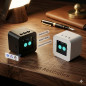 Mini AI Voice Chatbot Smart Assistant with Multiple AI Models, Emotional Interaction & 100+ Stickers (White)