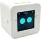Mini AI Voice Chatbot Smart Assistant with Multiple AI Models, Emotional Interaction & 100+ Stickers (White)