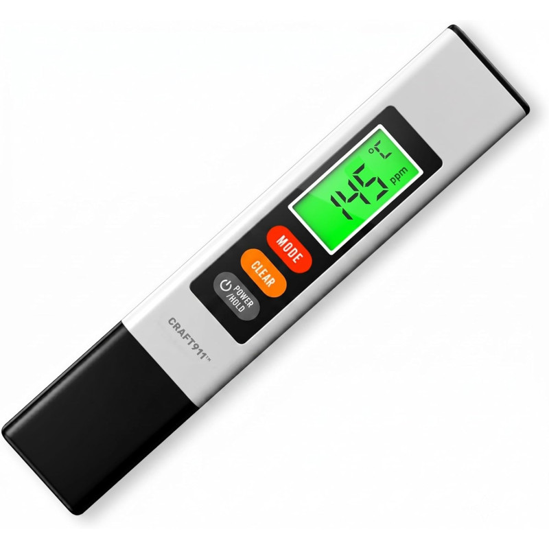 Testeur d'eau Craft911 - Mesureur TDS pour eau potable