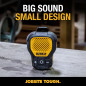 Enceinte Bluetooth Portable DEWALT Jaune, Clip-On, Résistante à l'Eau, Micro Intégré, Sans Fil Enceinte Bluetooth Portable DEWALT Jaune, Clip-On, Résistante à l'Eau, Micro Intégré, Sans Fil