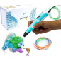 SCRIB3D P1 3D Printing Pen with Display, 3 PLA Colors, Stencil Book, Project Guide & Power Adapter SCRIB3D P1 3D Printing Pen with Display, 3 PLA Colors, Stencil Book, Project Guide & Power Adapter