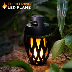 Enceinte Bluetooth TikiTunes 5W Portable avec Lumière LED