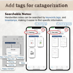 Ophaya Digital Smart Pen & Notebook Set – Instant Note Sync & Text Convert