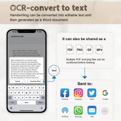 Ophaya Digital Smart Pen & Notebook Set – Instant Note Sync & Text Convert