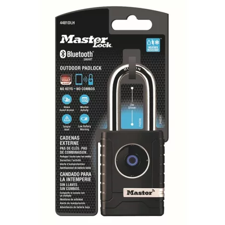 Cadenas Bluetooth Master Lock: Sécurité Intelligente pour Maison, Garage & Plus! Accès Partagé