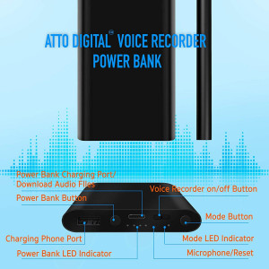 Atto Digital Powerec, the voice recorder 3 in 1