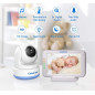 CasaCam BM200: 5 Touchscreen Baby Monitor with HD Pan & Tilt Camera - Two-Way Audio & Night Vision