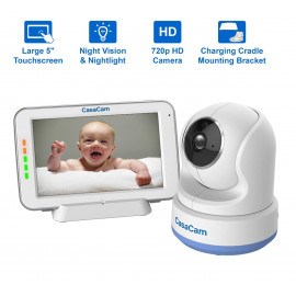 Moniteur Bébé CasaCam : Écran Tactile & Vision HD