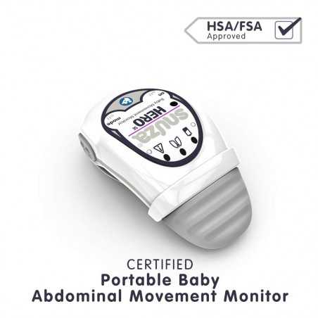Snuza Hero Baby Movement Monitor, the monitor that checks your baby's abdominal movements