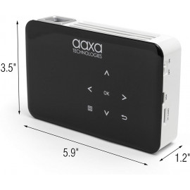 AAXA P300 Neo Mini Projector: HD Portable Cinema