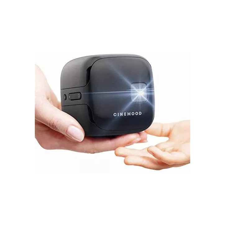 CINEMOOD 360: Projecteur Portable Interactif - Divertissement Familial Illimité, Netflix & Disney Inclus!