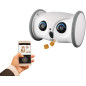 SKYMEE Owl Robot: Interactive Pet Camera & Treat Dispenser - Keep Your Furry Friend Happy!