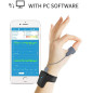 WellOxy: Moniteur dOxygène & Rythme Cardiaque Bluetooth - Sommeil Paisible Garanti!