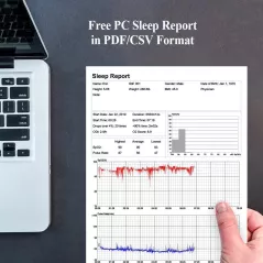 WellOxy Sleep Oxygen Monitor, contrôlez l'apnée du sommeil