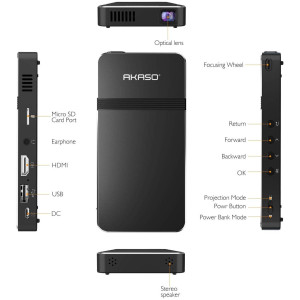 Akaso Mini Projector, le projecteur à emporter partout avec vous