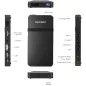 AKASO Mini Projecteur: Votre Cinéma Portable HD 1080P – Batterie Longue Durée & Connectivité WiFi/HDMI