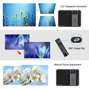 Portable Bluetooth Projector, the portable wireless projector