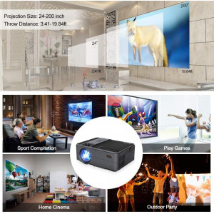 Portable Bluetooth Projector, the portable wireless projector