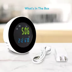 Moniteur de Qualité dAir Intelligent Pyle : Sécurité et Confort Optimaux pour Votre Intérieur