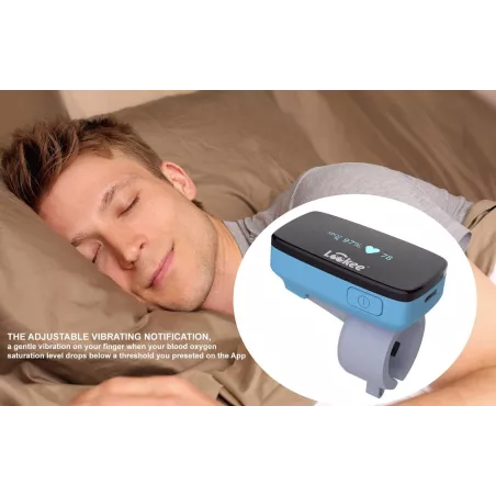 LOOKEE Moniteur de Sommeil : Oxygène & Fréquence Cardiaque - Améliorez Votre Sommeil !