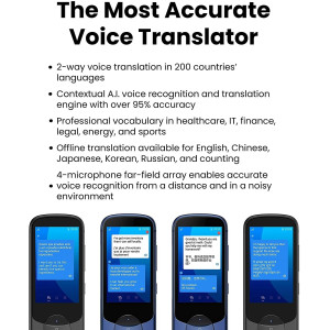 Jarvisen Language Translator, instant real-time translation