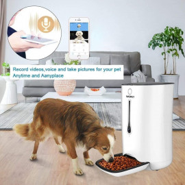 WOPET SmartFeeder: Automated Pet Feeding with HD Camera