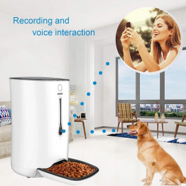 WOPET SmartFeeder: Automated Pet Feeding with HD Camera