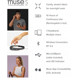 Muse S Brain-Sensing Headband for Better Sleep & Meditation