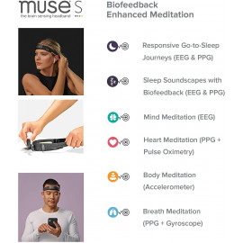 Muse S Brain-Sensing Headband for Better Sleep & Meditation