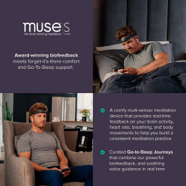 Muse S Brain-Sensing Headband for Better Sleep & Meditation