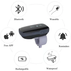 Oxylink: Oxymètre de Pouls Portable avec Alerte Audio & Suivi Continu - Votre Santé à Portée de Main!