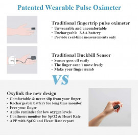 Oxylink Pulse Oximeter: Continuous Health Monitoring Made Easy