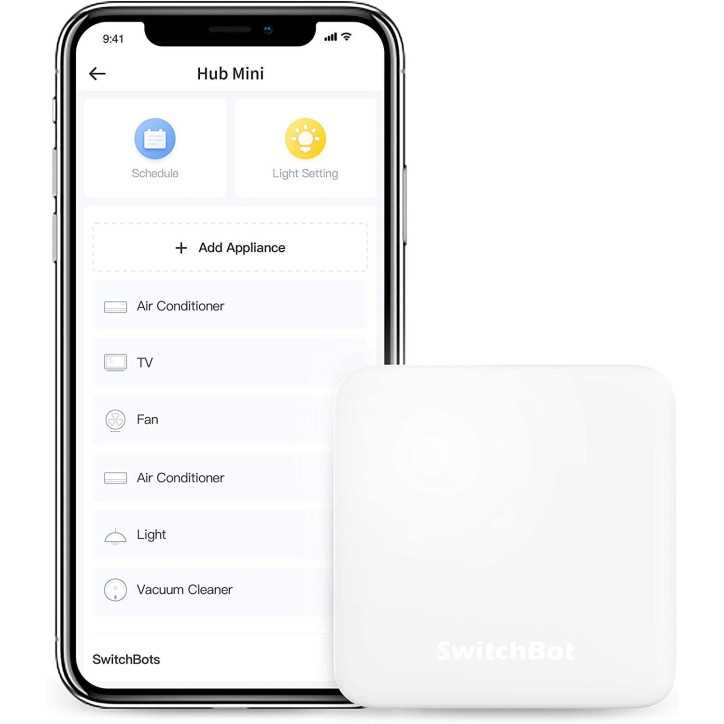 SwitchBot Hub Mini: Transform Your Home into a Smart Home - Voice & App Control SwitchBot Hub Mini: Transform Your Home into a Smart Home - Voice & App Control