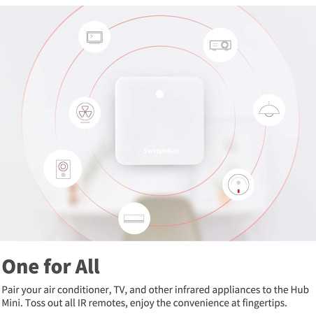 SwitchBot Hub Mini: Contrôlez Votre Maison Intelligente Facilement! Compatible Alexa, Google Assistant