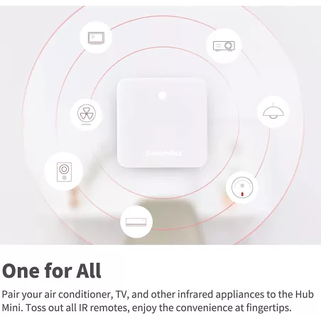 SwitchBot Hub Mini: Contrôlez Votre Maison Intelligente Facilement! Compatible Alexa, Google Assistant