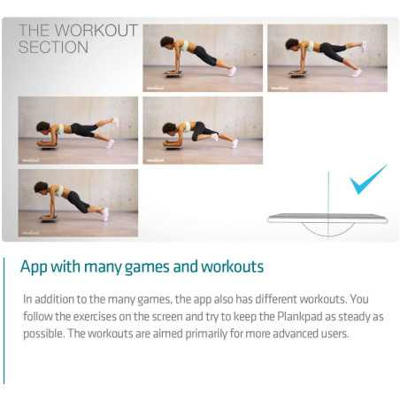 Plankpad: Entraîneur Interactif pour un Corps Tonique et Ludique! Core, Abdos & Plus!