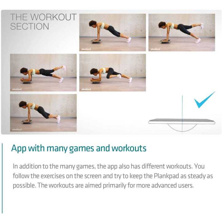 Plankpad: Entraîneur Interactif pour un Corps Tonique et Ludique! Core, Abdos & Plus!
