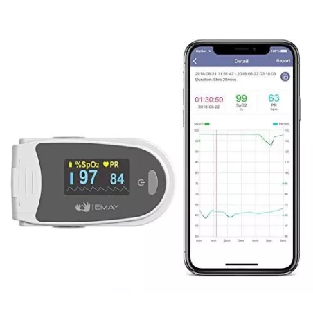 SleepEase: Moniteur dOxygène Nocturne – Surveillez Votre Sommeil et Améliorez Votre Santé!