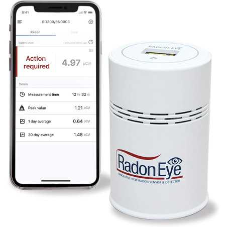 Radon Eye RD200, le détecteur de radon rapide