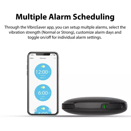 VibroSaver: Réveil Vibrant Wi-Fi Ultra-Puissant pour Gros Dormeurs